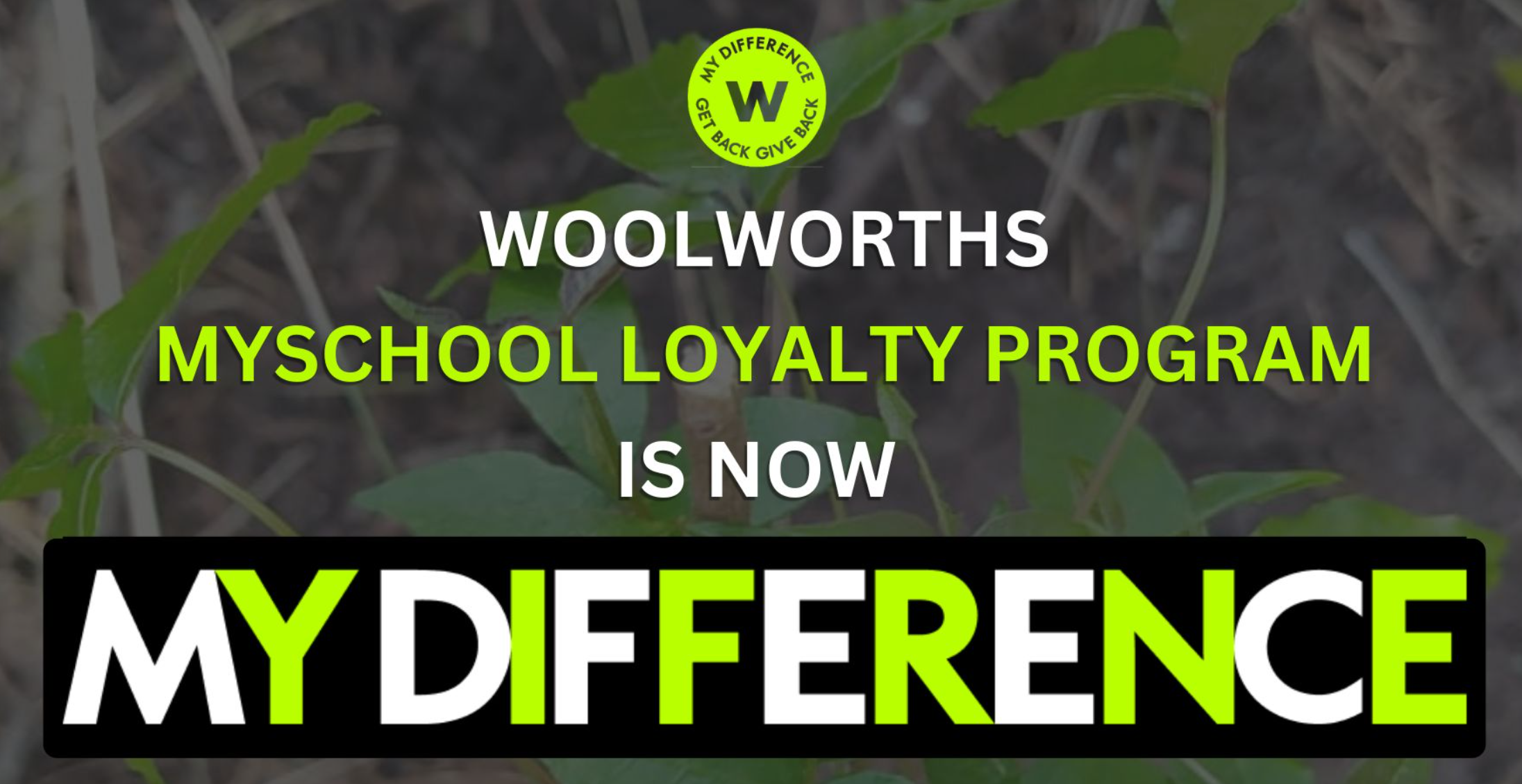 Donate 1 WoolworthsMyDifference